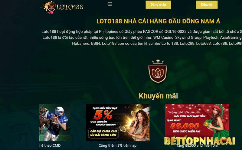 nhà cái loto188