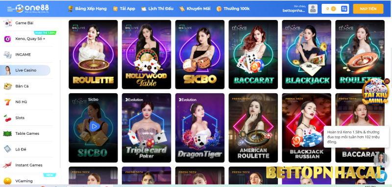 Casino online gồm những trò gì?