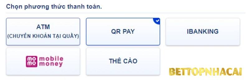 Nạp tiền bằng QR Pay